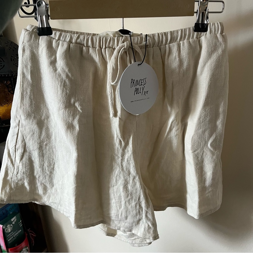 Princess Polly Linen Blend Shorts
